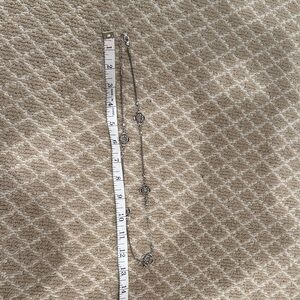 Brighton Silver Necklace with Floral Accents